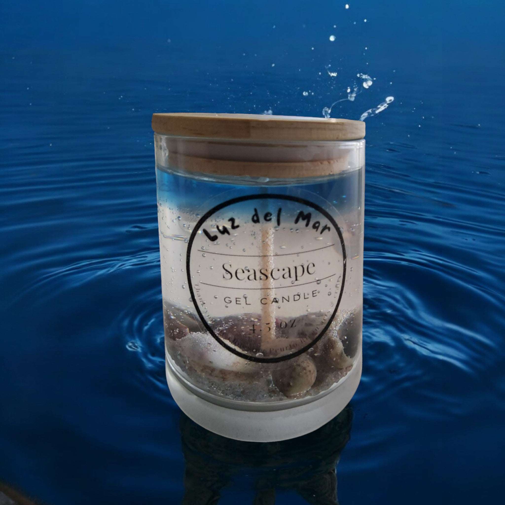 Seascape Gel Candle - Blue Sky - 6 oz net wt.