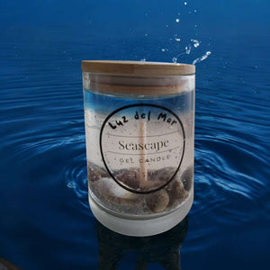 Seascape Gel Candle - Blue Sky - 6 oz net wt.