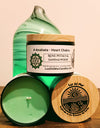 4. Heart Chakra 4 oz Candle (Anahata)